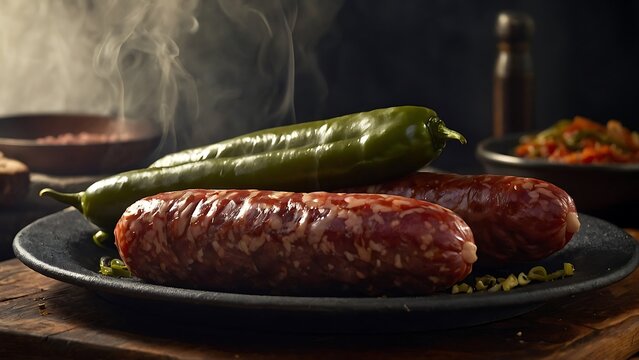 Discada carnivores sausages chorizo ground meat
