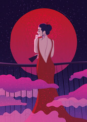 Red Moon © Alicja