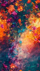 Infuse Impressionism with Psychological Concepts in a panoramic view Employ unique camera angles to unveil hidden depths within the artwork Let colors dance and blend