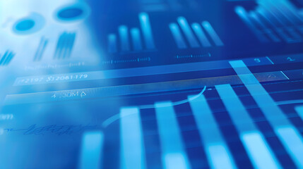 Fototapeta premium stock market chart