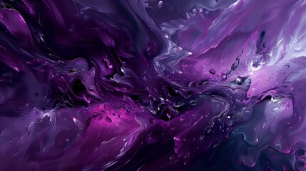 Desktop Wallpaper: Purple Abstract Design with Vibrant and Bold Colors.