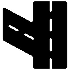 road solid icon