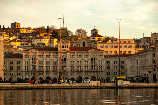 Piazza Unit&agrave; d'Italia, citt&agrave; di Trieste, Friuli Venezia Giulia