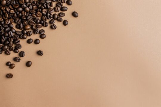 Coffee grains background. Coffee bean