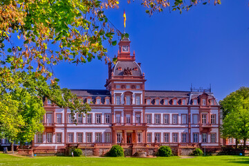 Parkansicht Schloss Philippsruhe in Hanau, Hessen, Deutschland, Europa. 