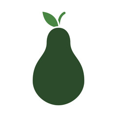 avocado fruit icon vector in trendy style