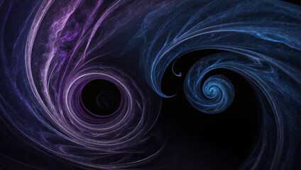Obraz premium Spiral Space Background