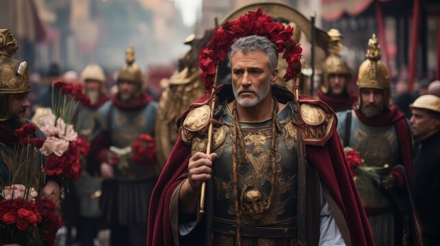 Citizens mourn Roman Emperor's passing