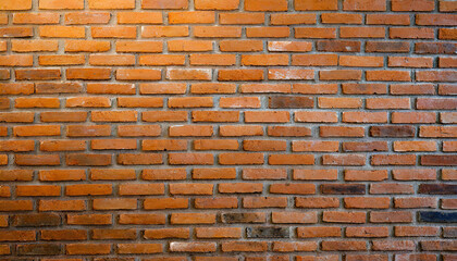 Classic brown brick wall texture for background. 