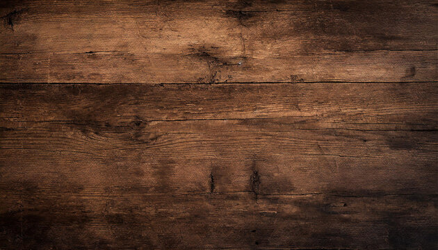 Old grunge dark textured wooden background , The surface of the old brown wood texture