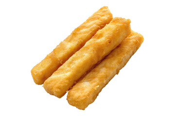 Fish sticks isolated on transparent background