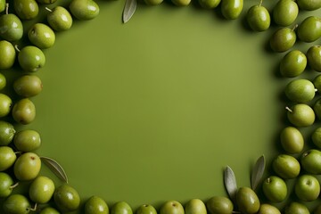Conceptual image of olives
