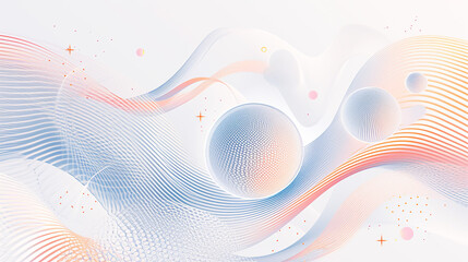 horizontal poster background in modern minimalist style. with dynamic liquid gradient shapes