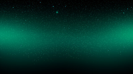 Starry Night Sky Gradient Background in Green