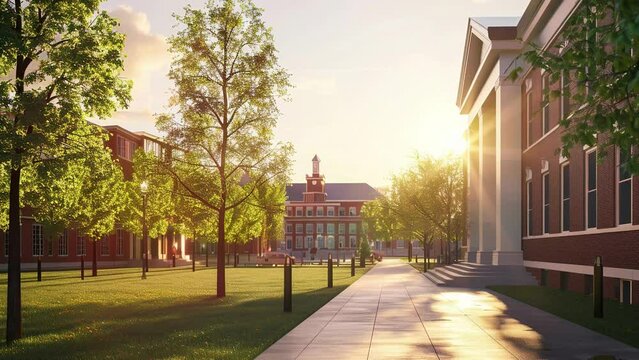 aesthetic university building
