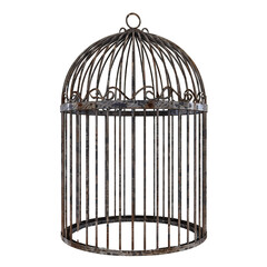 cage element_hyperrealistic_hyper detailed_isolated on transparent background
