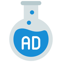 Advert Testing Beaker Icon