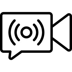 Live Video Stream Icon