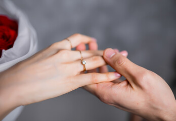 An offer of marriage