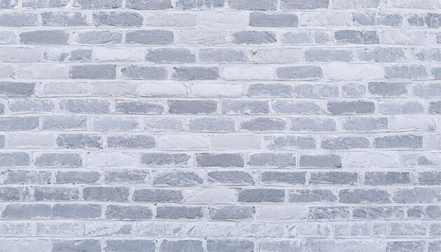 Fototapeta brick wall texture background for stone tile block painted in grey light color wallpaper modern interior and exterior and backdrop design