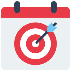 Target Date Calendar Icon