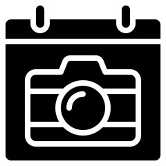 Photography Date Calendar Icon