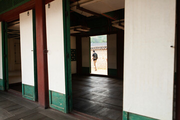 Interior of the room in Changdeok Palace building