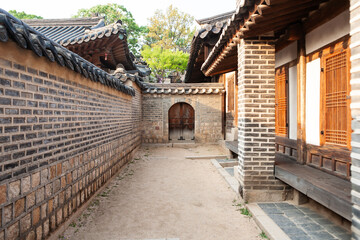View of the footpath in Changdeok Palace