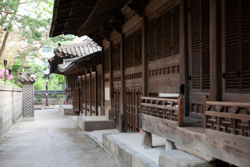 View of the traditional Korean house