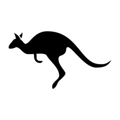 kangaroo solid icon vector in trendy style