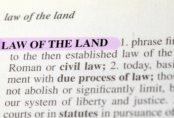 law of the land
