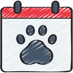 Vet Appointment Calendar Icon