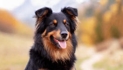 portrait of a beautiful dog