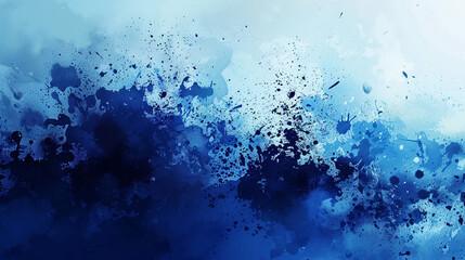 Dynamic abstract wallpaper with gradient splashes from indigo to powder blue