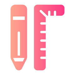 pencil gradient icon