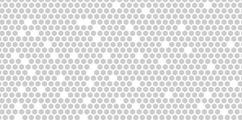 Black honeycomb on a white background. Isometric geometry. 3D illustration
