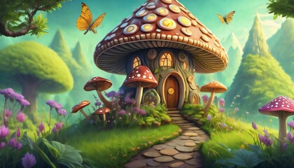 Obraz premium fairy tale house