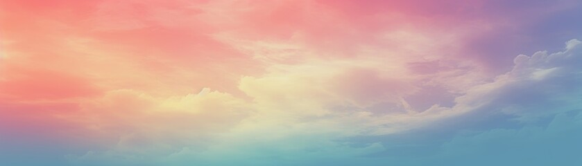Obraz premium Colorful pastel sky, background