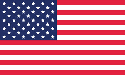 American flag USA design. united states flag. Rendered USA flag. the USA national flag
