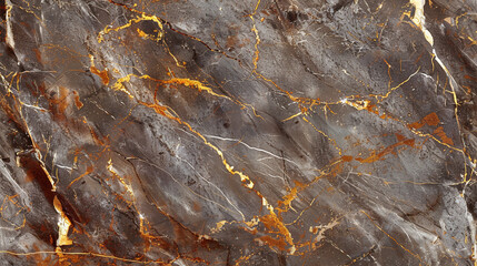 Rich mahogany  ash grey marble texture with golden veins for a sophisticated elegant stone look