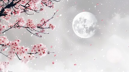 Sakura concept background design