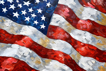 American Spirit: United States Flag for Patriotic Designs, Stars and Stripes, American Pride, Freedom Symbol: American Flag, National Emblem, National Pride: United States Flag