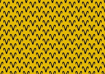 Zodiac sign pattern. Zodiac color pattern. Astrology. Zodiac sign. Aries