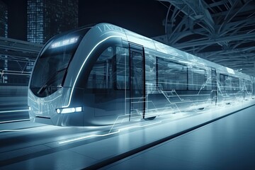 fast hyperloop train sci fi innovation