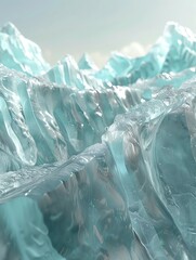 Futuristic glaciers engineered to grow in size despite global warming, using nanotechnology