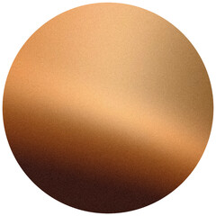 High-quality grainy brown gradient sphere for background and design use