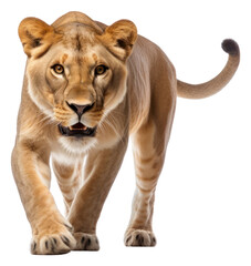 PNG Female lion wildlife mammal animal. AI generated Image by rawpixel.