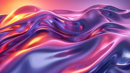 Fototapeta premium Gradient Backgrounds Trendy: A 3D illustration featuring trendy gradient backgrounds