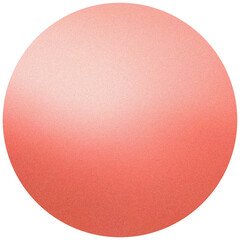 Detailed grainy sphere with a warm red and pink gradient