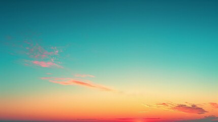 Sky Gradients Beauty: A photo showcasing the gradient of colors in the sky